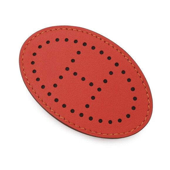 HERMES Barrette Evelyne Size PM Swift Leather Orange Field - Picture 1 of 8